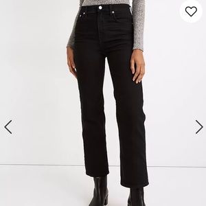 Madewell slim wide leg jeans in lunar wash size 26